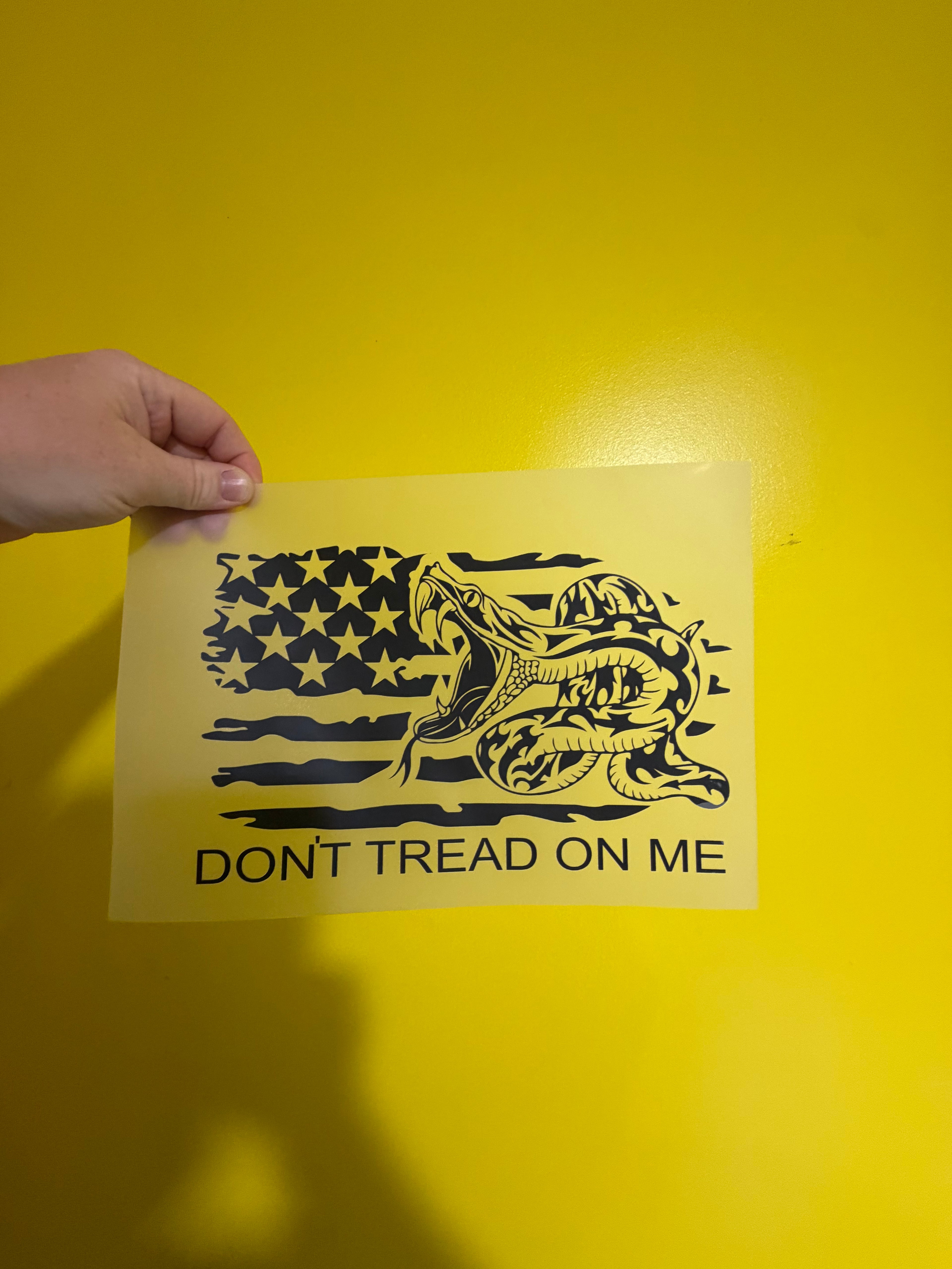DON’T TREAD ON ME DTF PRINT