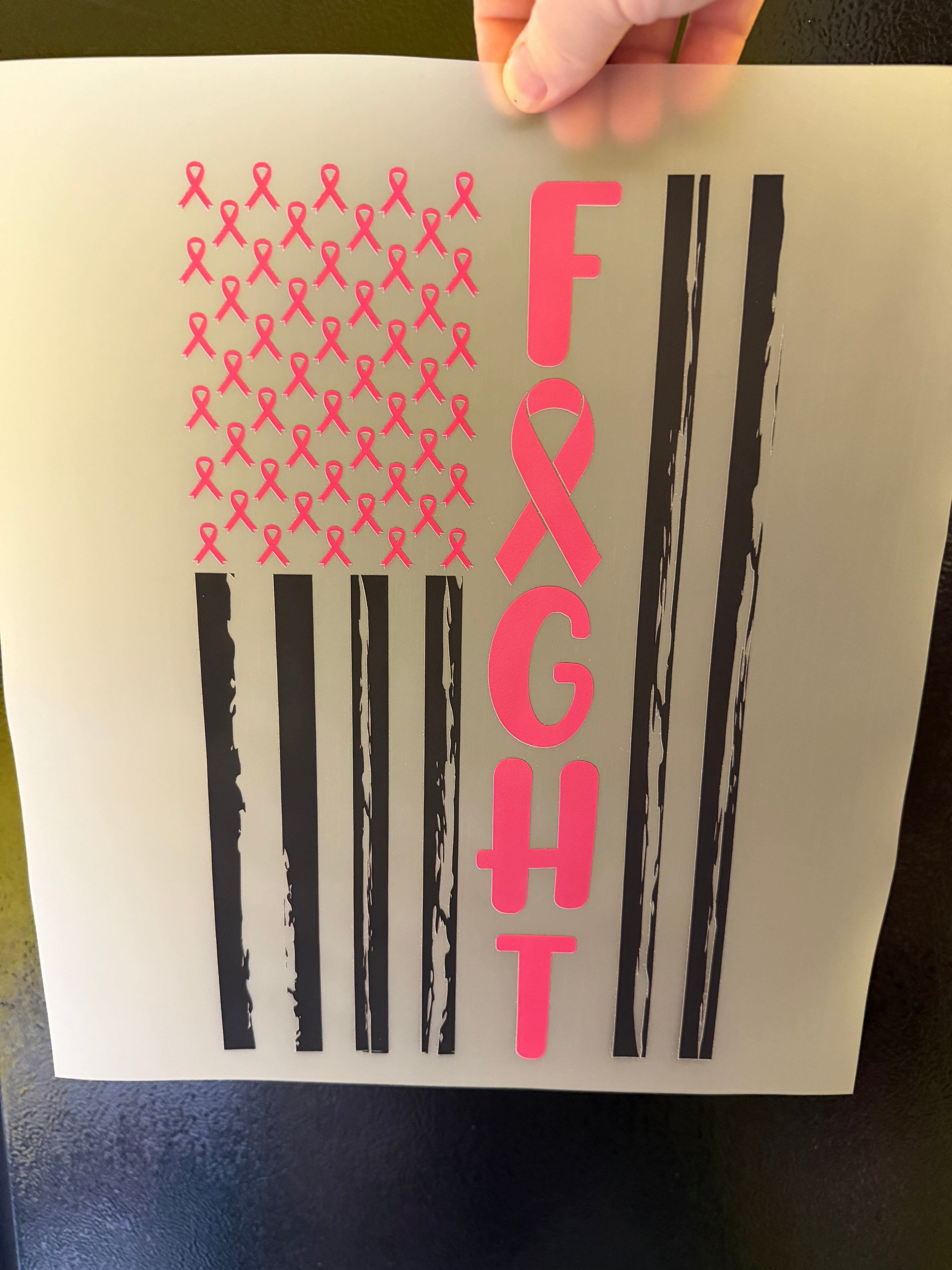 BREAST CANCER AWARENESS DTF PRINT VARIANT 1