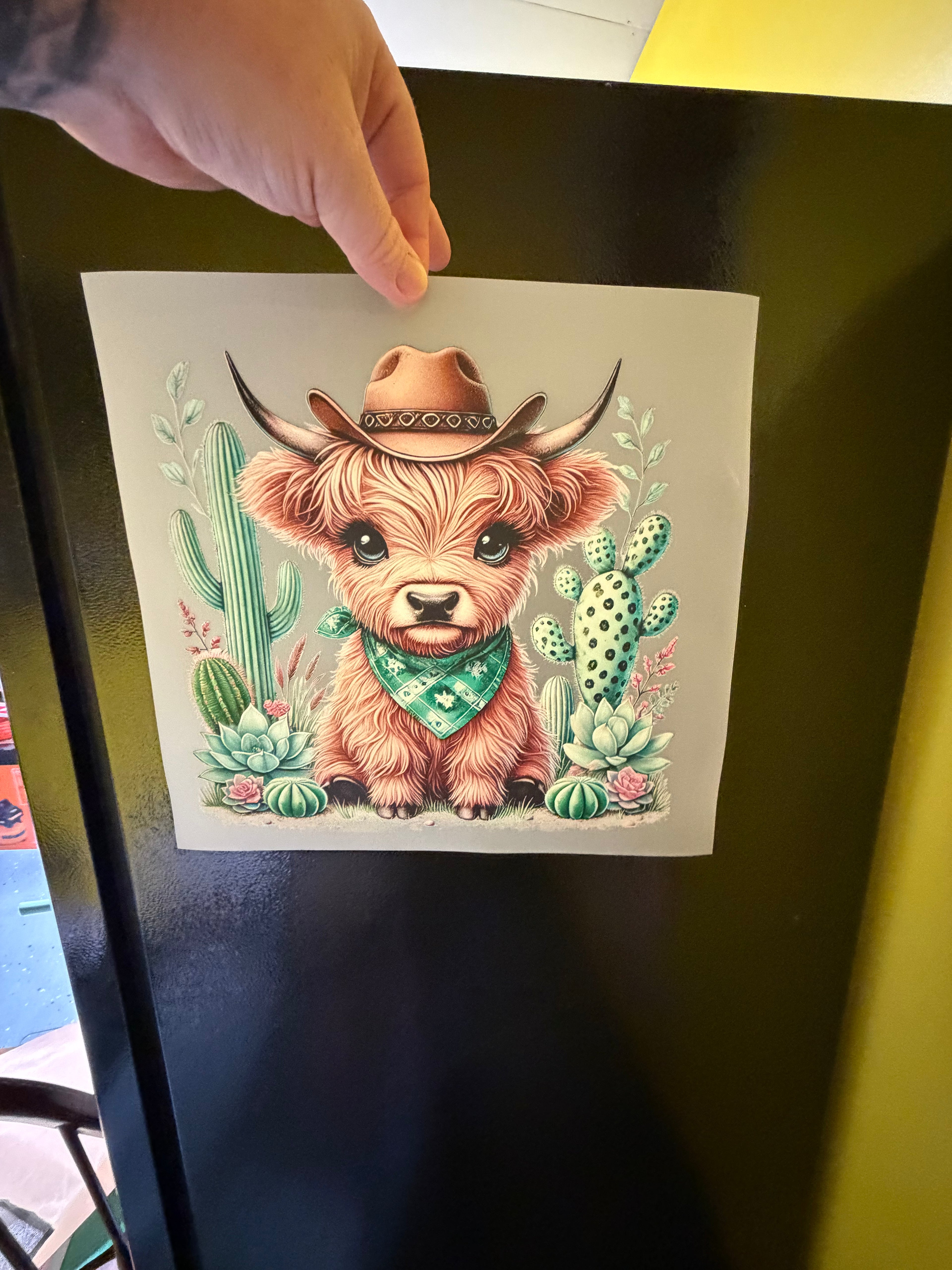 HIGHLAND COW DTF PRINT VARIANT 2