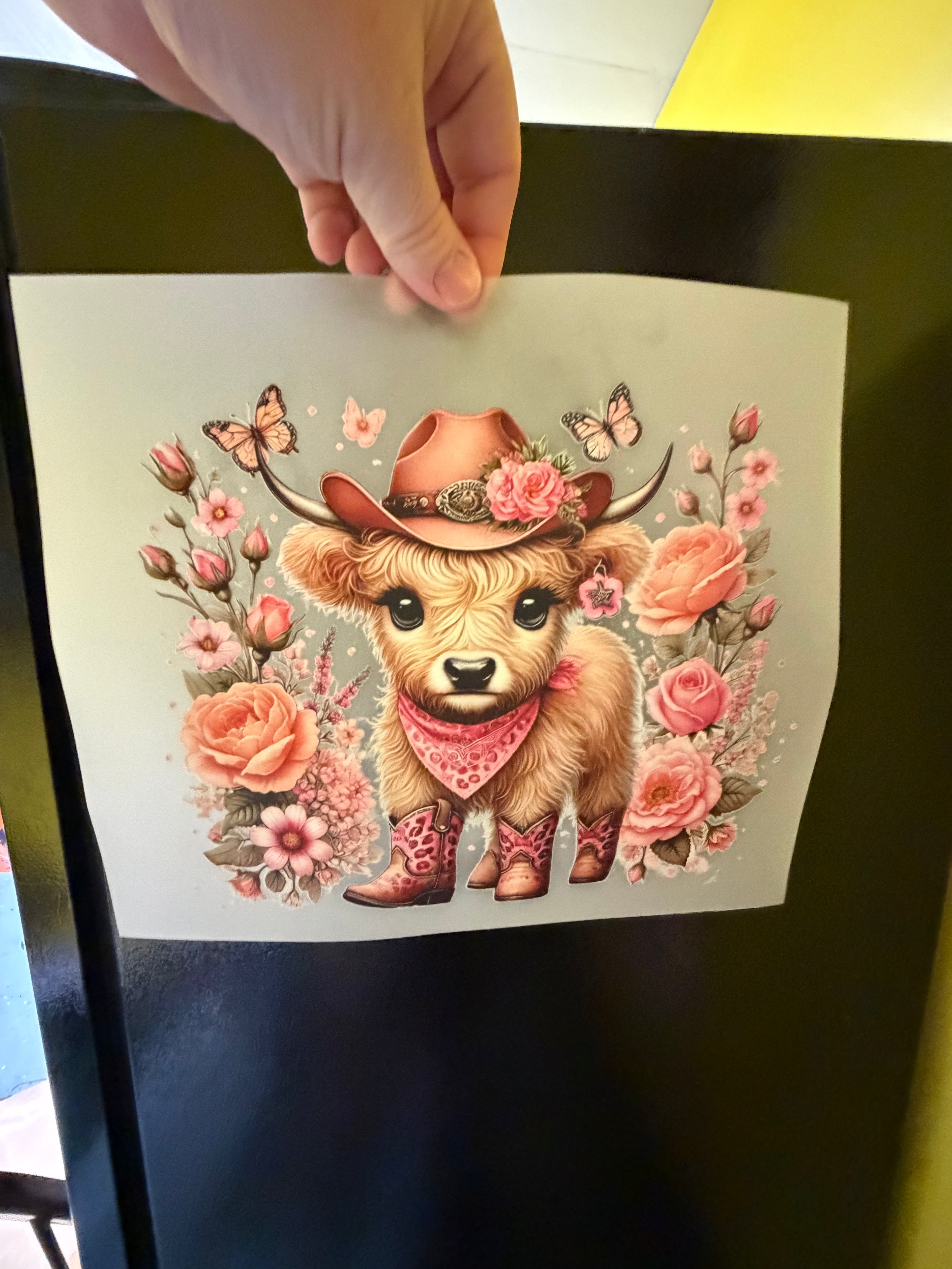 HIGHLAND COW DTF PRINT VARIANT 3