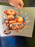 HIGHLAND COW DTF PRINT VARIANT 4