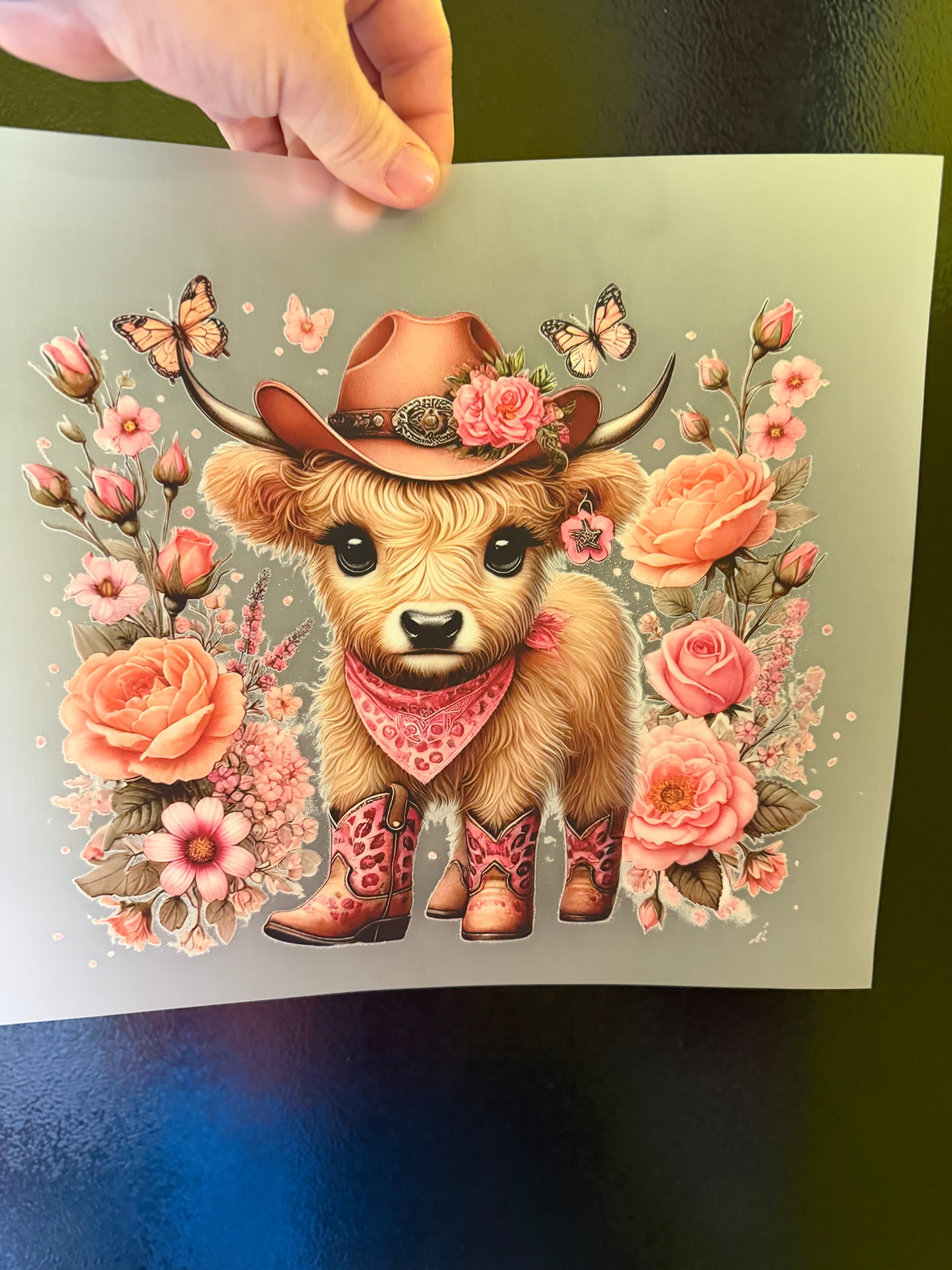 HIGHLAND COW DTF PRINT VARIANT 5