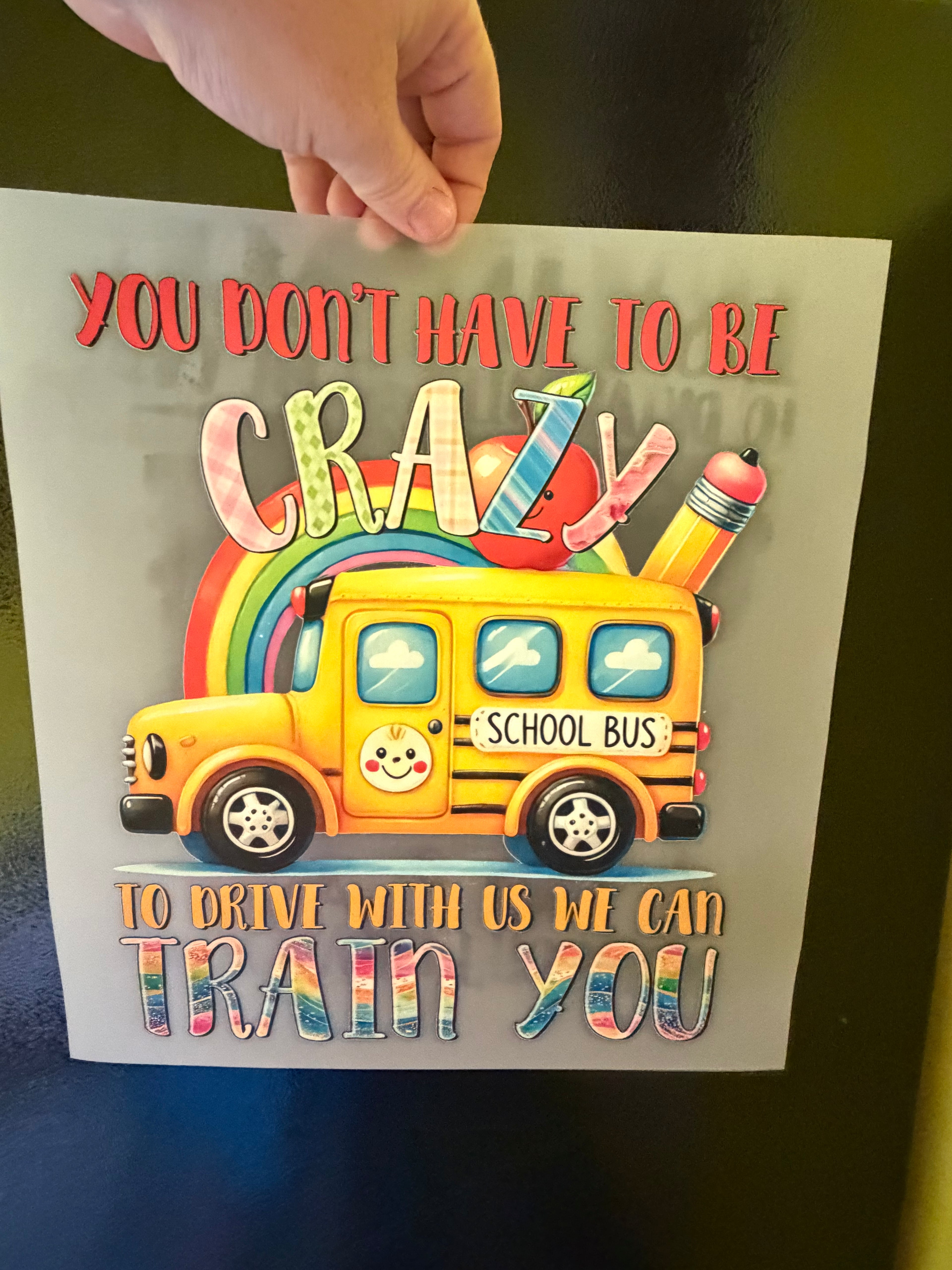 BUS DRIVER DTF PRINT VARIANT 4