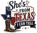 SHE'S FROM TEXAS DTF PRINT VARIANT 6