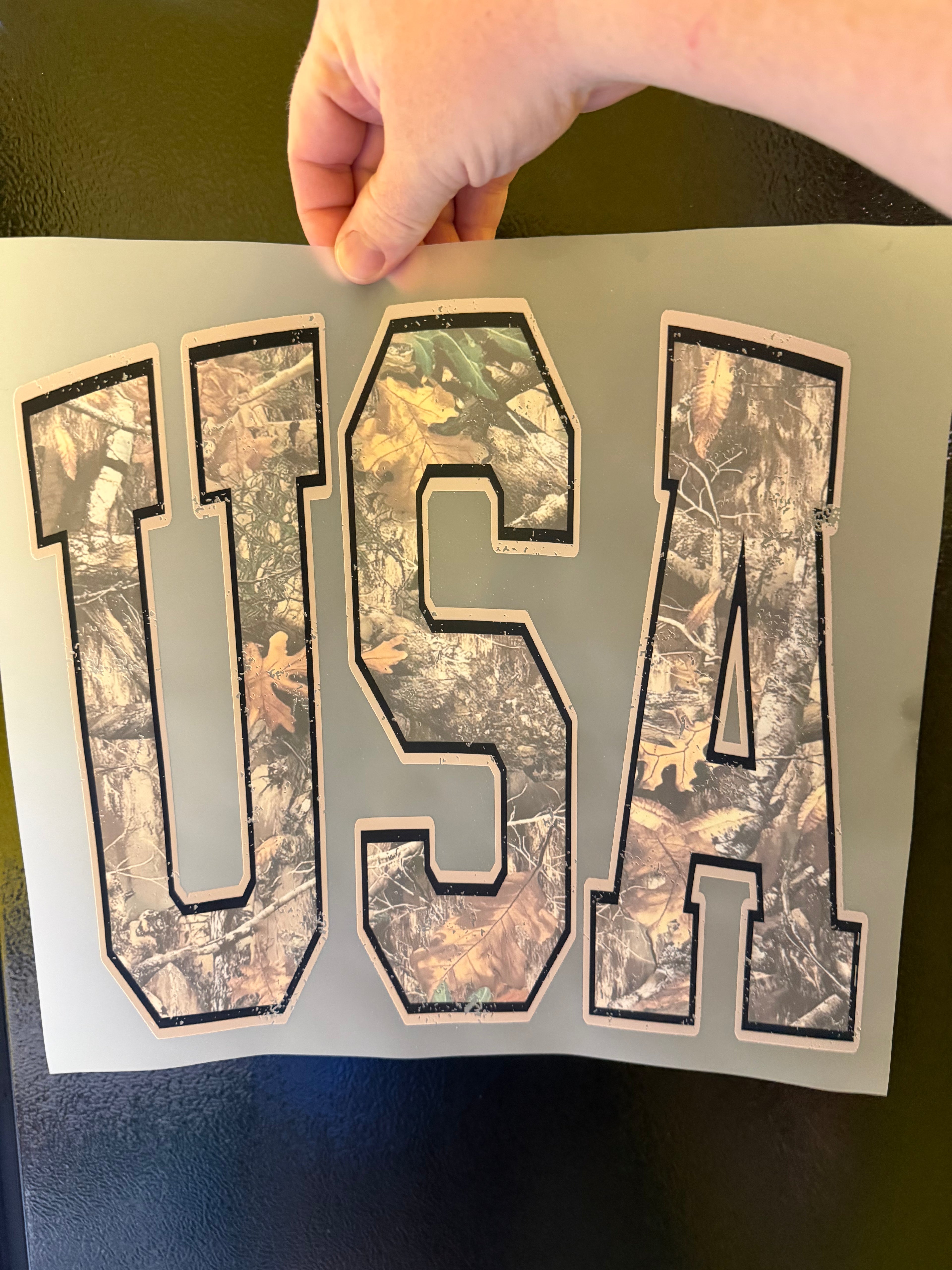 CAMO USA DTF PRINT