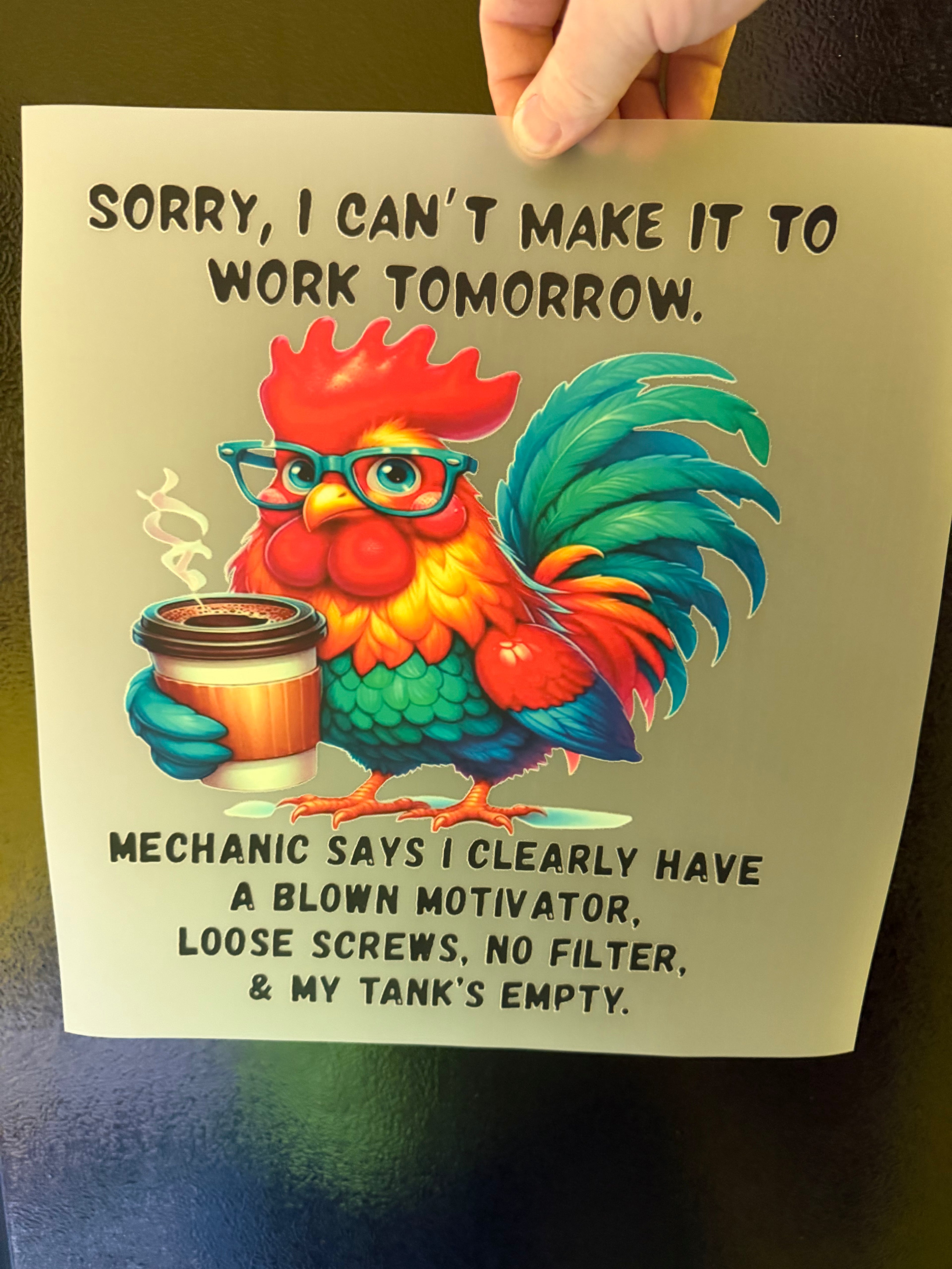 Sorry I can't make it to work DTF print